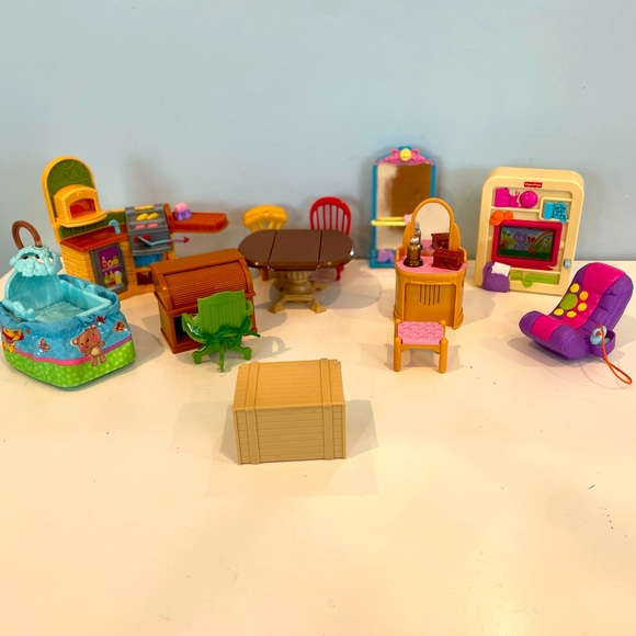 Fisher-Price Other - Fisher price loving family bundle of furniture and accessories